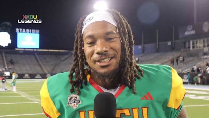 John Huggins at the 2024 Allstate HBCU Legacy Bowl, HBCU Legends